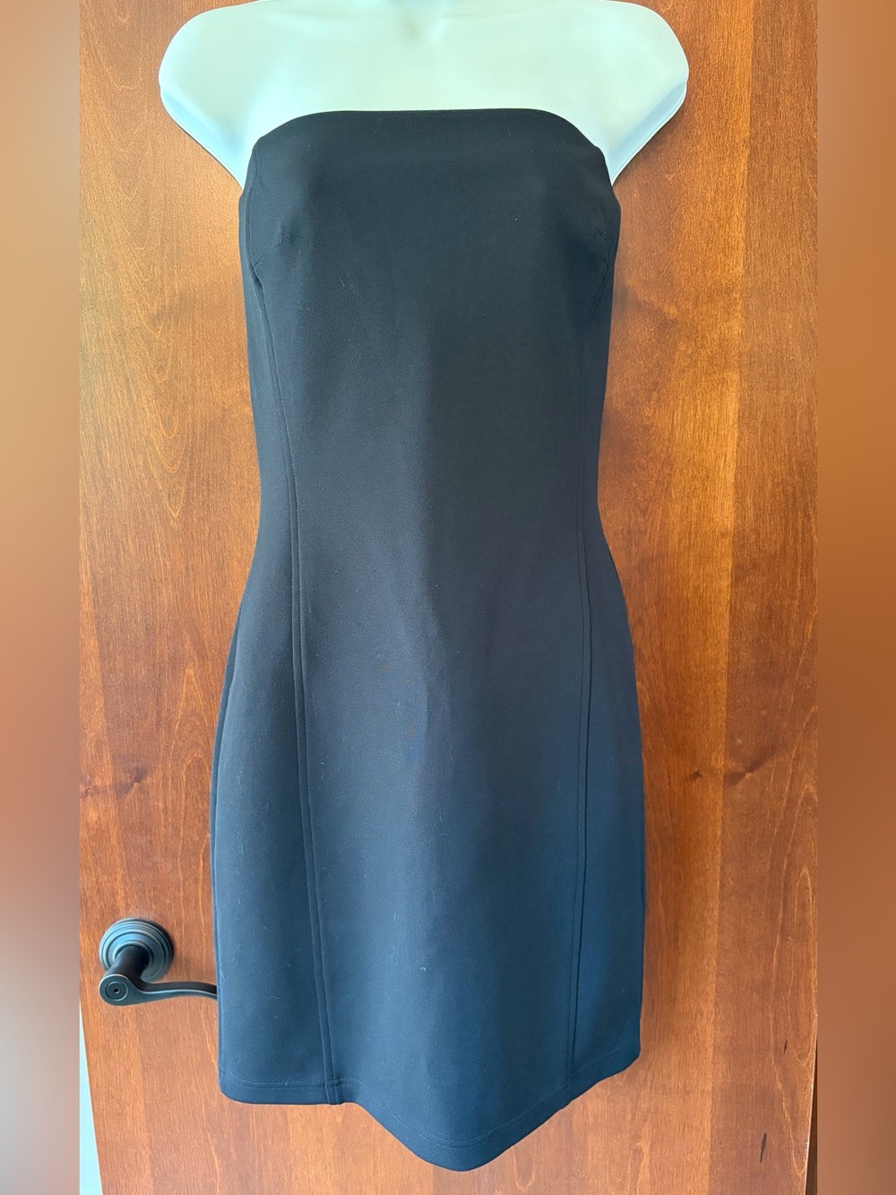 Y2K Express Black Strapless Sheath Dress - 5/6